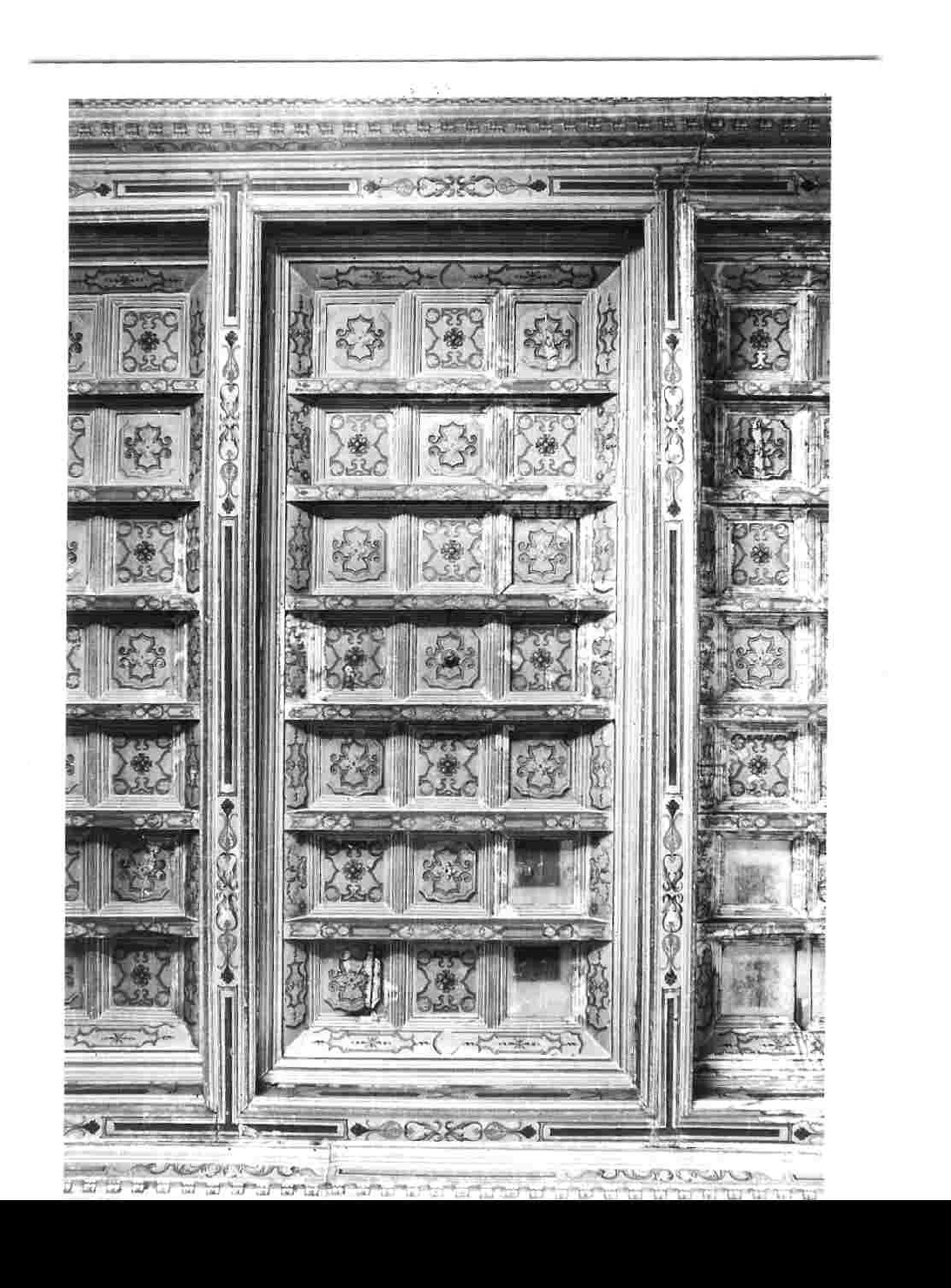 soffitto a cassettoni, opera isolata - bottega umbra (metà sec. XVI)