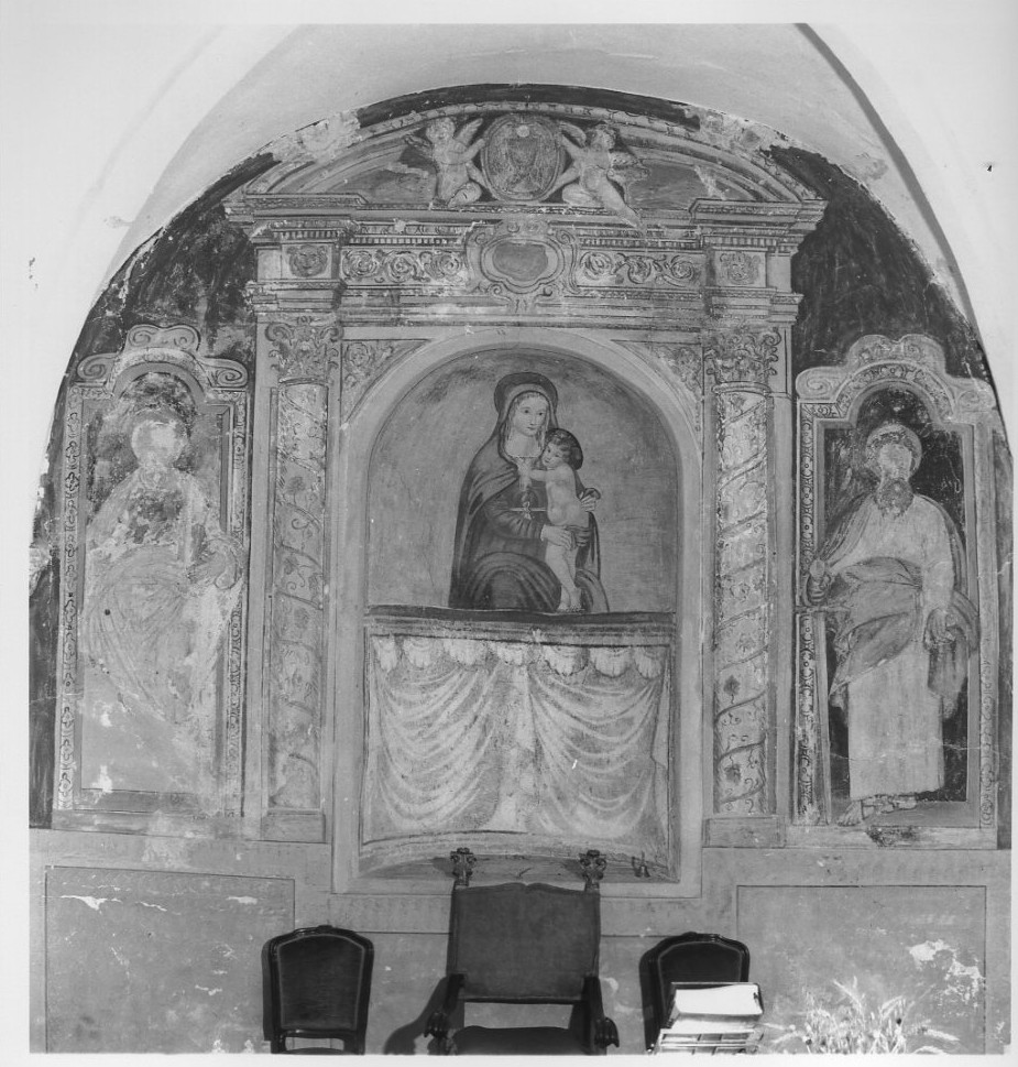 cornice, elemento d'insieme - bottega umbra (sec. XIX)