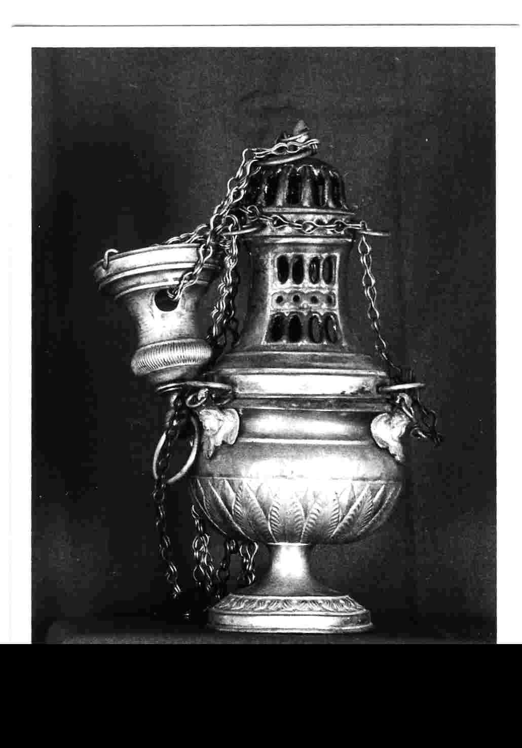 turibolo, opera isolata - bottega umbra (sec. XVIII)