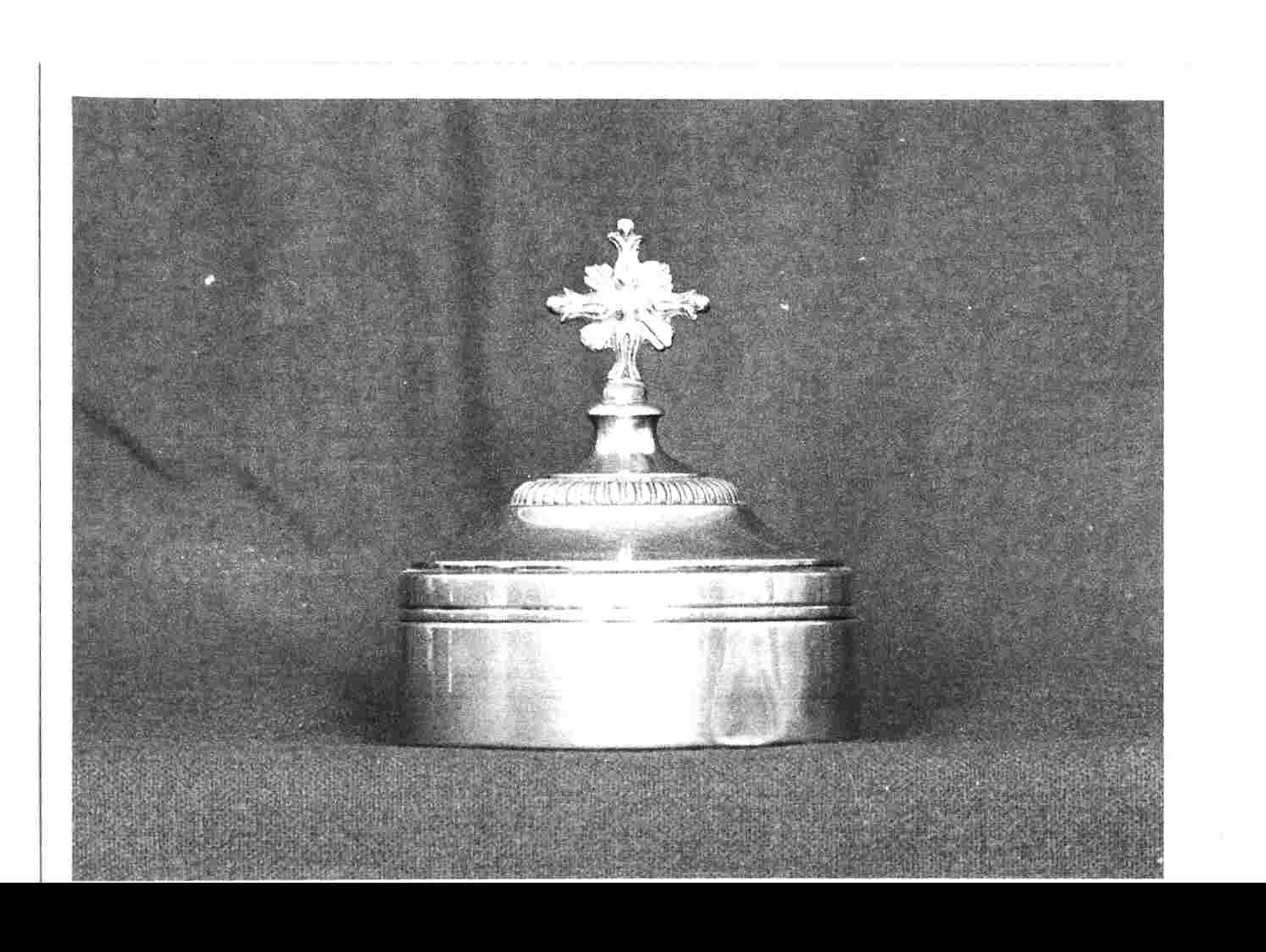 pisside, opera isolata - bottega umbra (sec. XVIII)