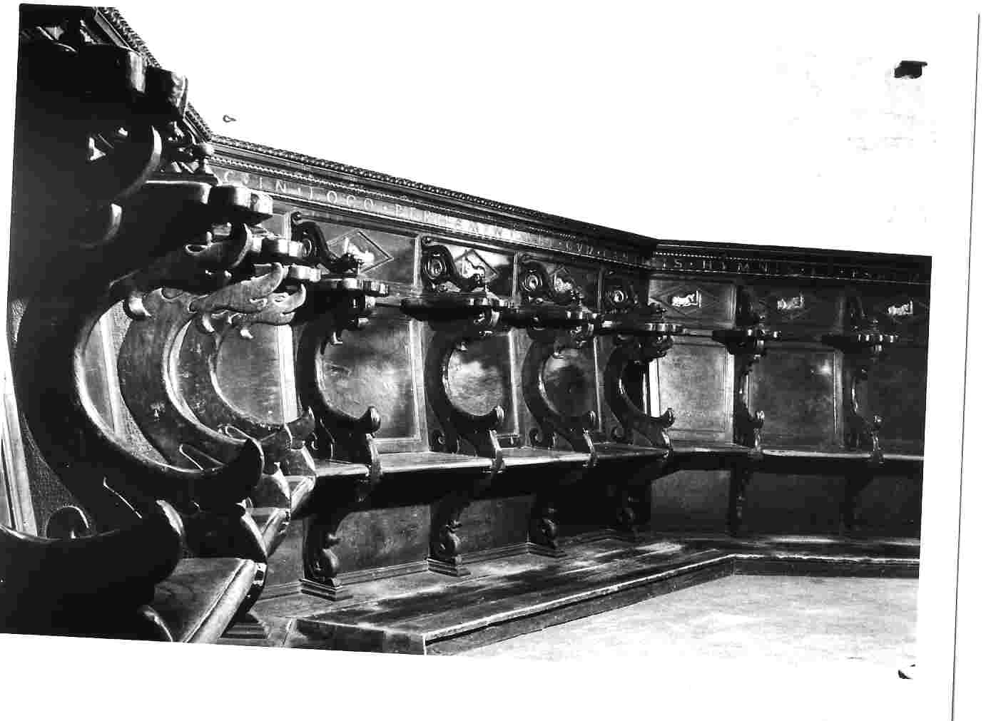 stalli del coro, opera isolata - bottega umbra (sec. XVI)