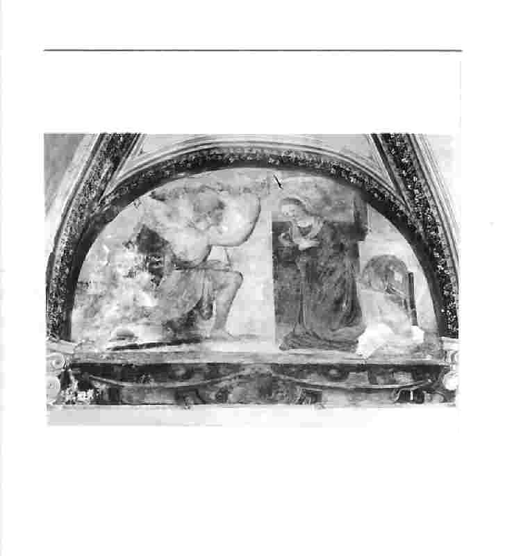 Annunciazione (dipinto, complesso decorativo) di Gagliardi Bernardino (sec. XVII)
