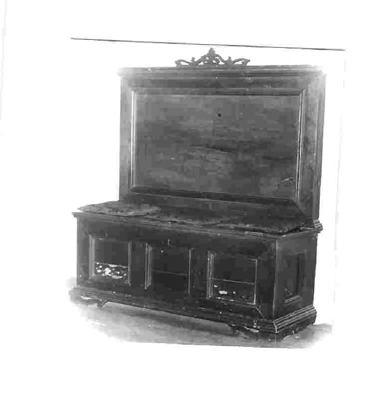 panca, opera isolata - bottega umbra (prima metà sec. XVII)