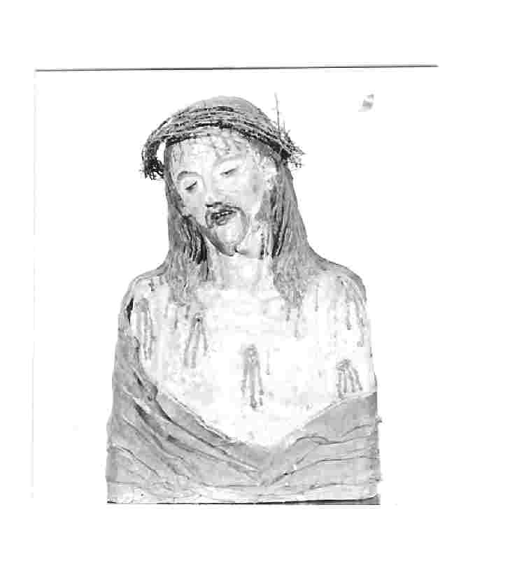 Cristo incoronato (busto, opera isolata) - bottega Italia centrale (sec. XVIII)