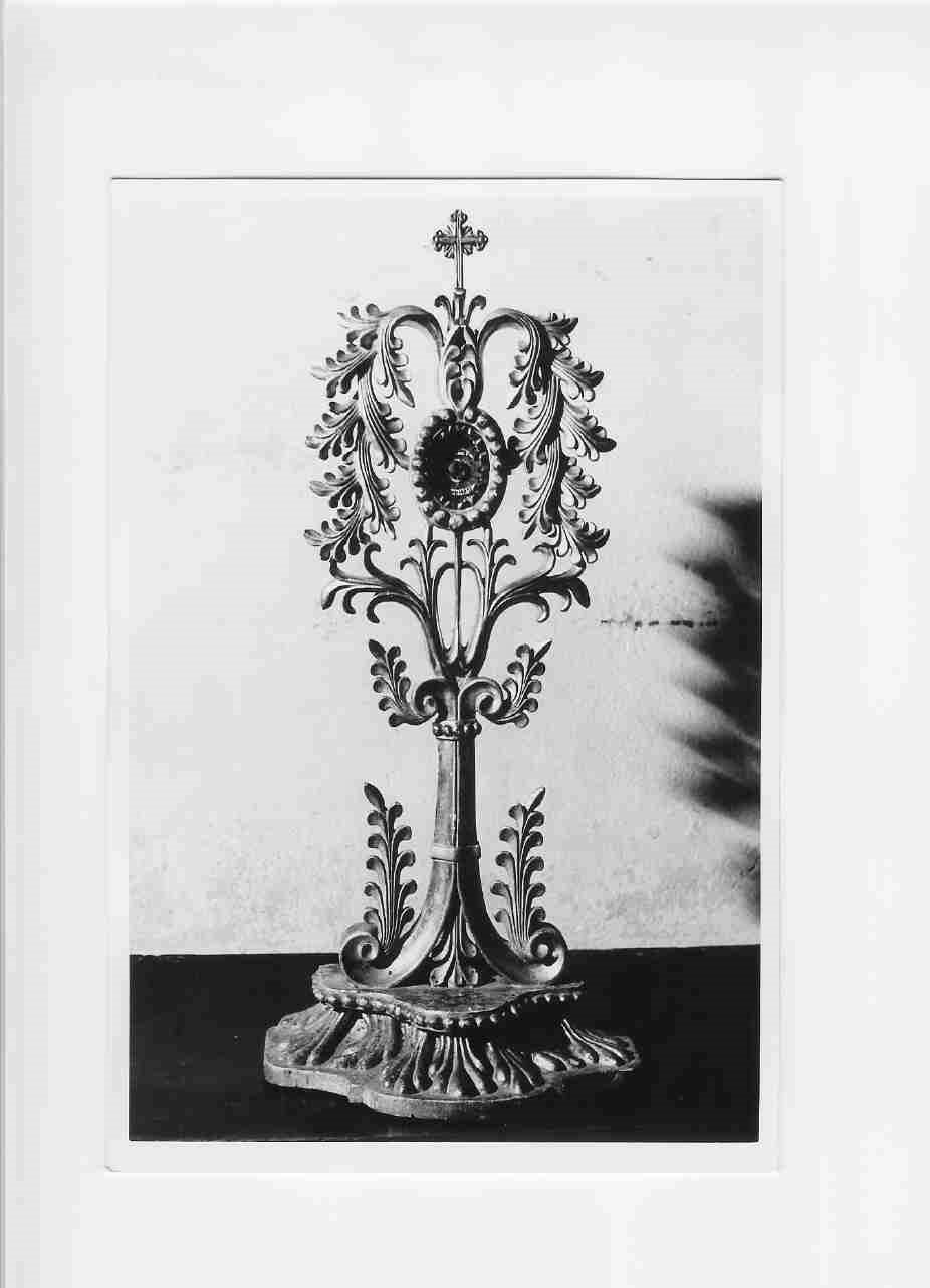 reliquiario, opera isolata - bottega italiana (sec. XVIII)