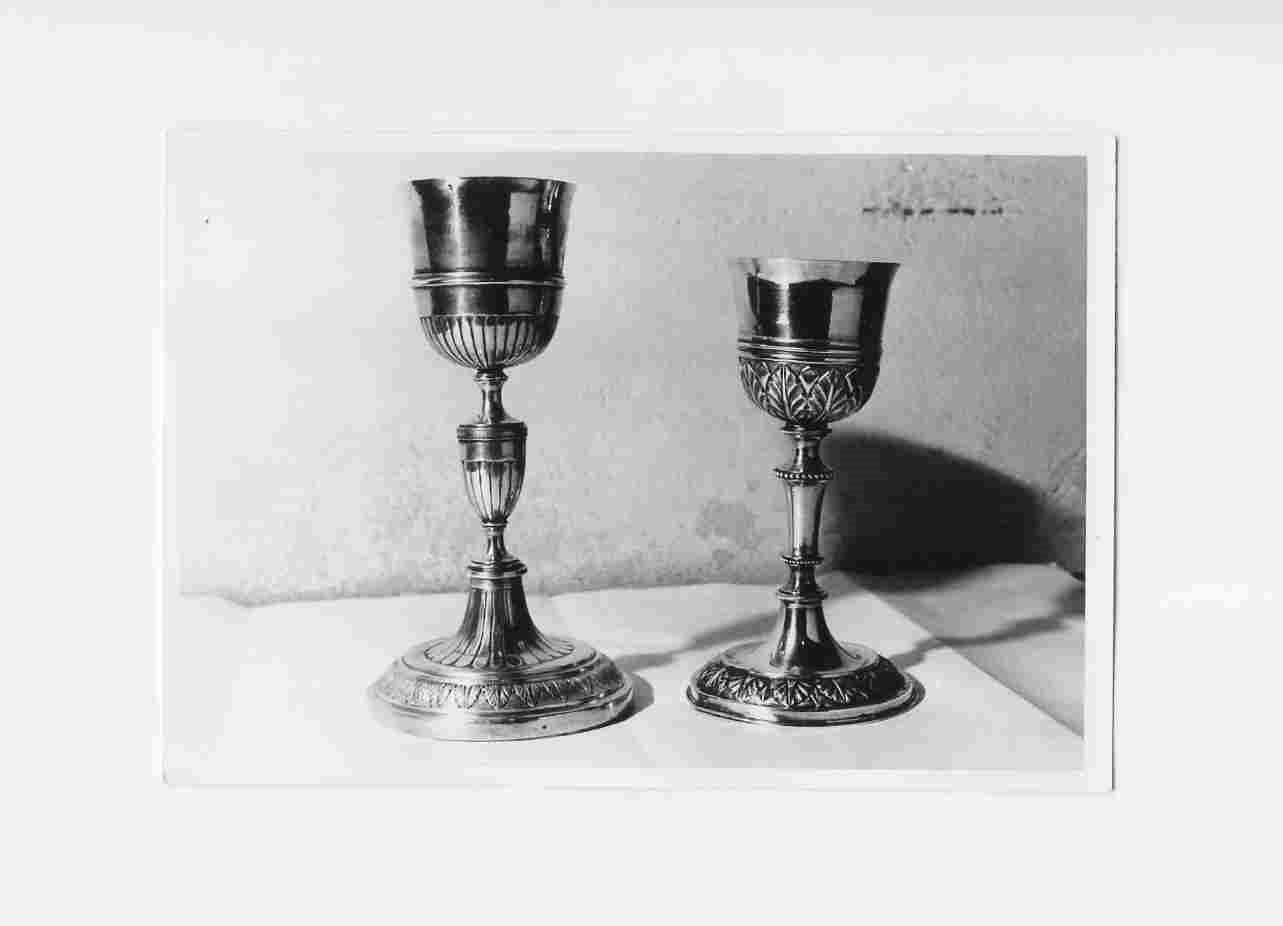 calice, opera isolata - bottega Italia centrale (inizio sec. XIX)