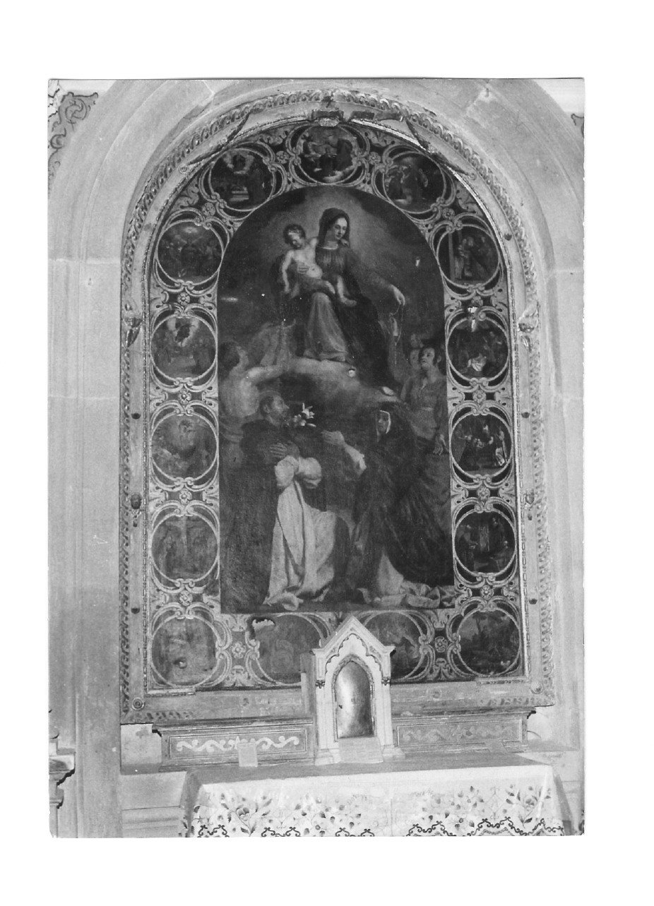 Madonna del Rosario (dipinto, opera isolata) - ambito umbro (sec. XVII)