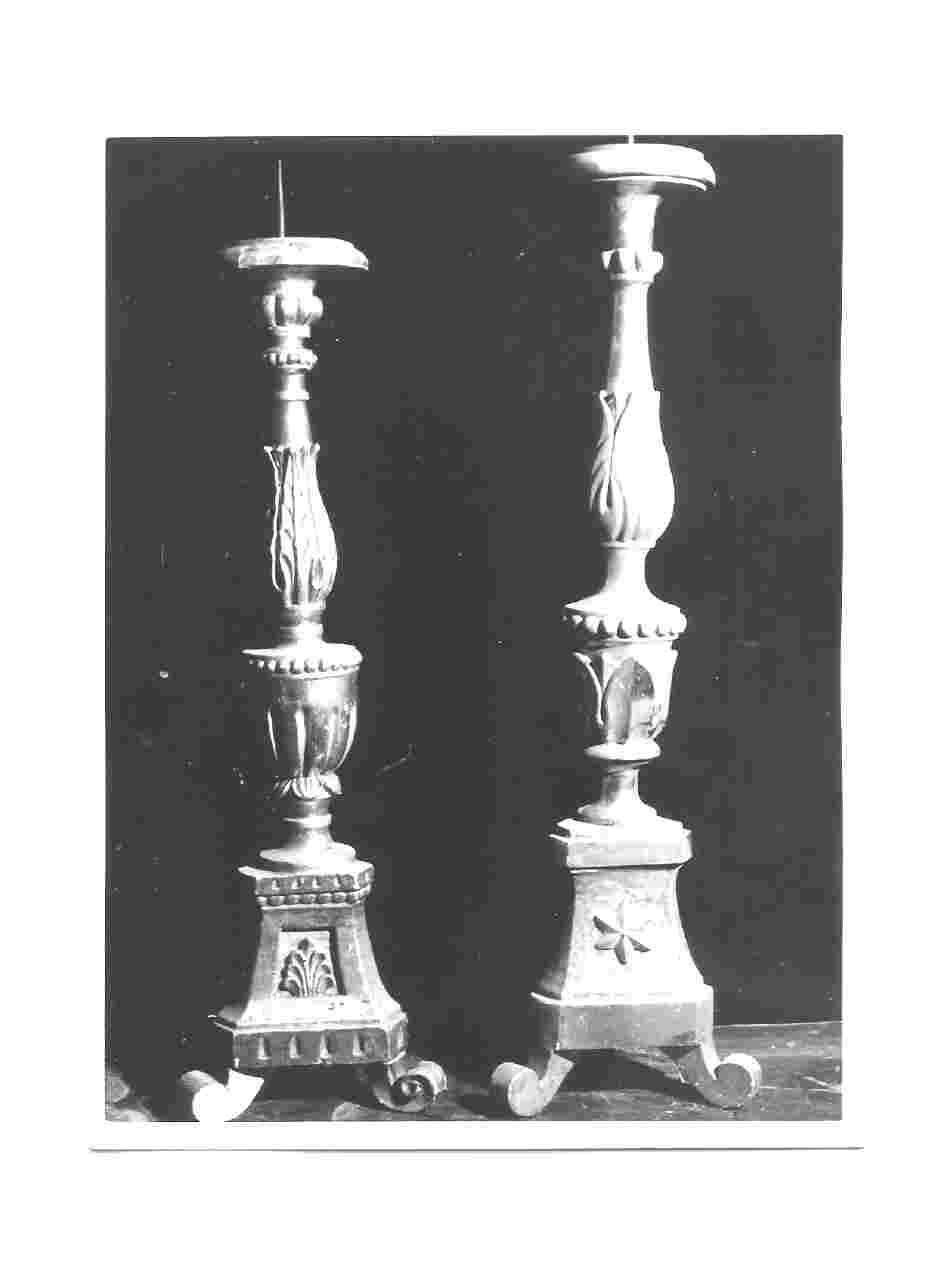 candeliere, coppia - bottega Italia centrale (sec. XVII)