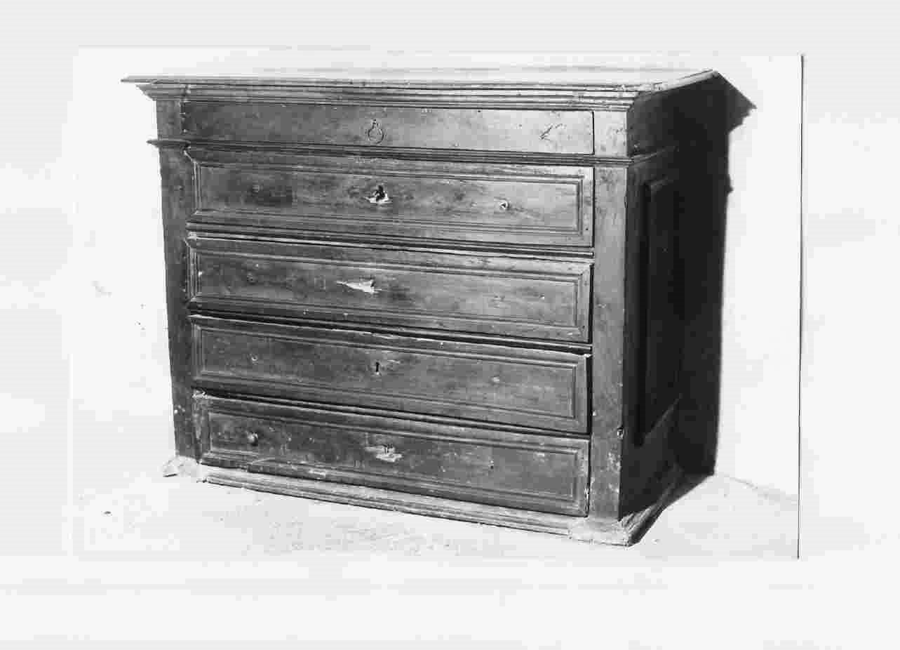 comò, opera isolata - bottega umbra (sec. XVII)