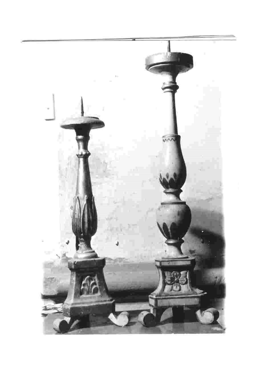 candeliere, serie - bottega Italia centrale (sec. XIX)