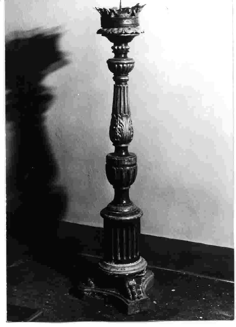 cero pasquale, opera isolata - bottega italiana (fine sec. XVIII)