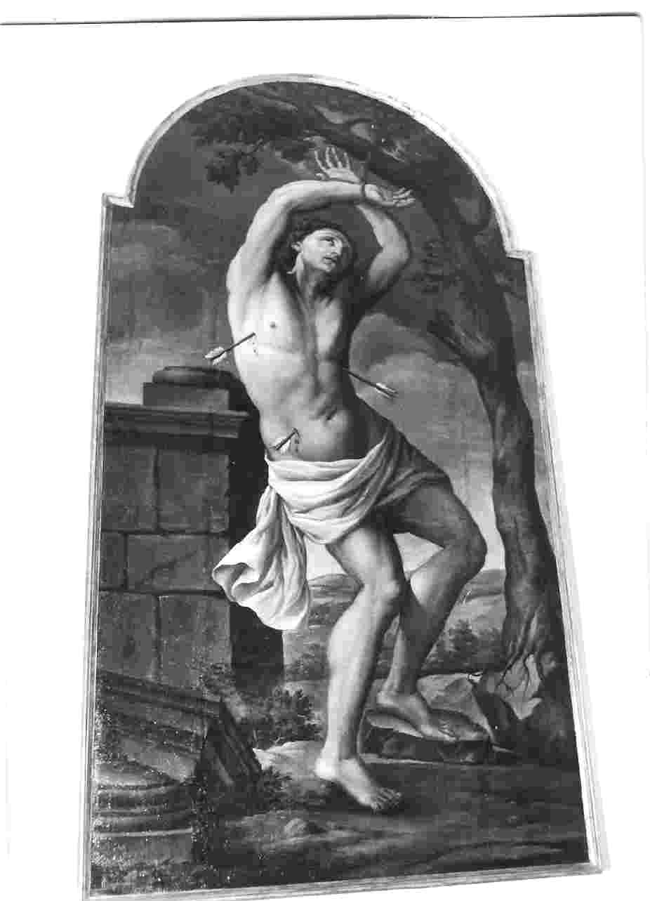 San Sebastiano (dipinto, opera isolata) di Pacetti Giovanni Battista detto Sguazzino (prima metà sec. XVII)