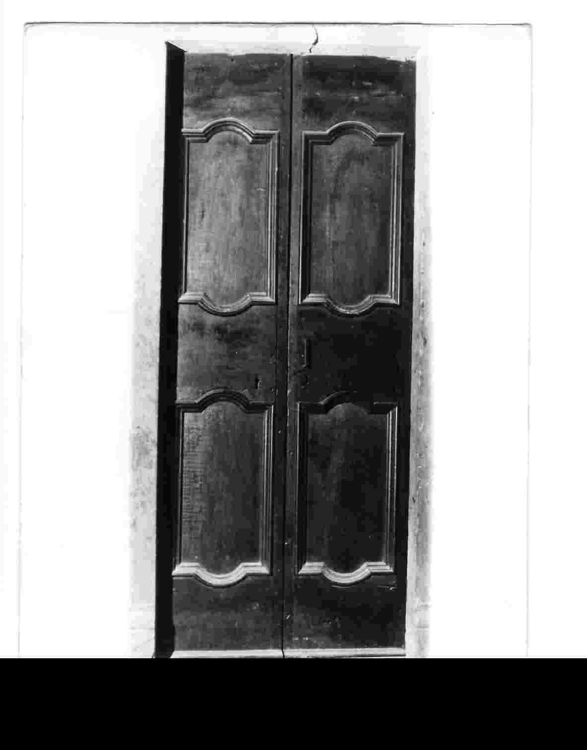 porta - a due battenti, coppia - bottega Italia centrale (sec. XVIII)