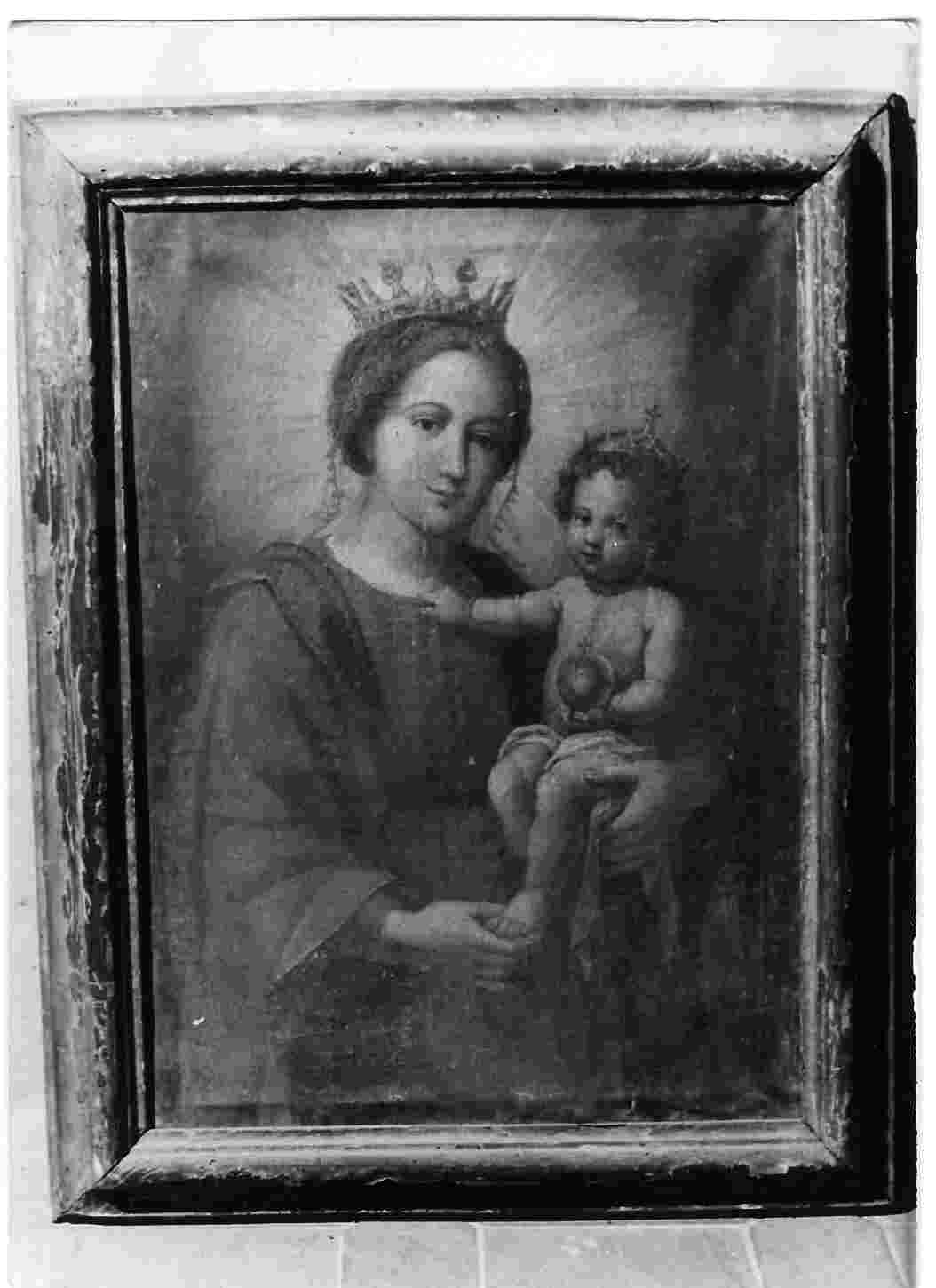 Madonna con Bambino (dipinto, opera isolata) - ambito umbro (inizio sec. XVIII)