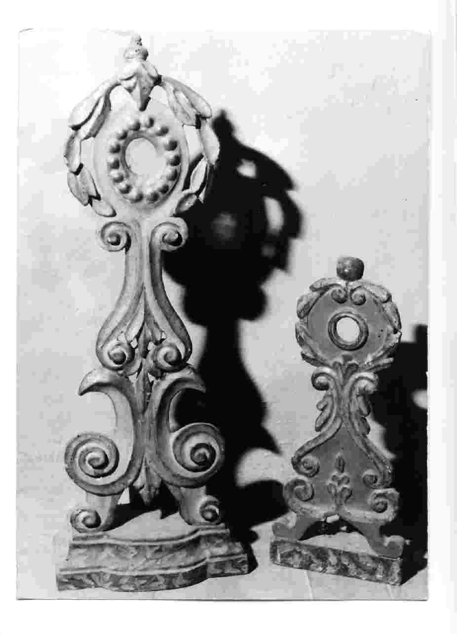 reliquiario, coppia - bottega Italia centrale (sec. XVIII)