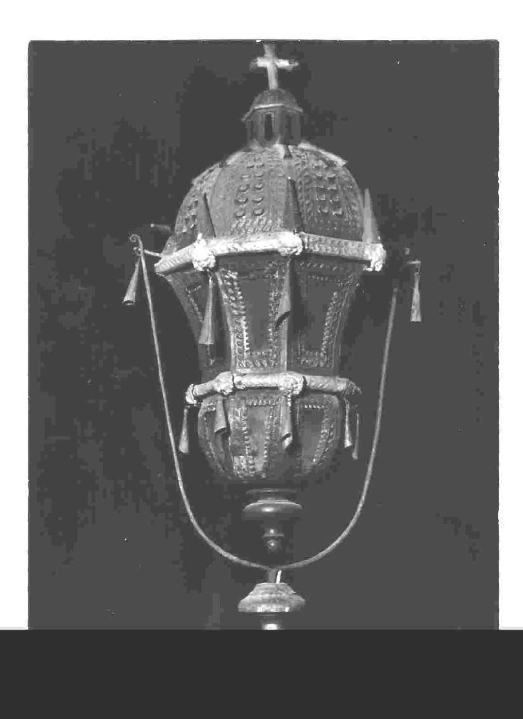 lanterna processionale, coppia - bottega Italia centrale (sec. XVIII)