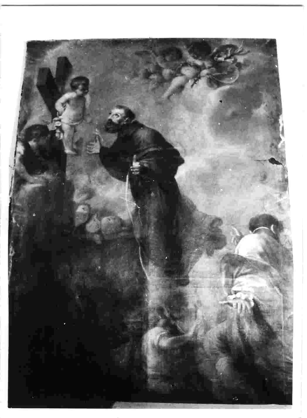 San Giuseppe da Copertino in adorazione della croce (dipinto, opera isolata) - ambito umbro (sec. XVII)
