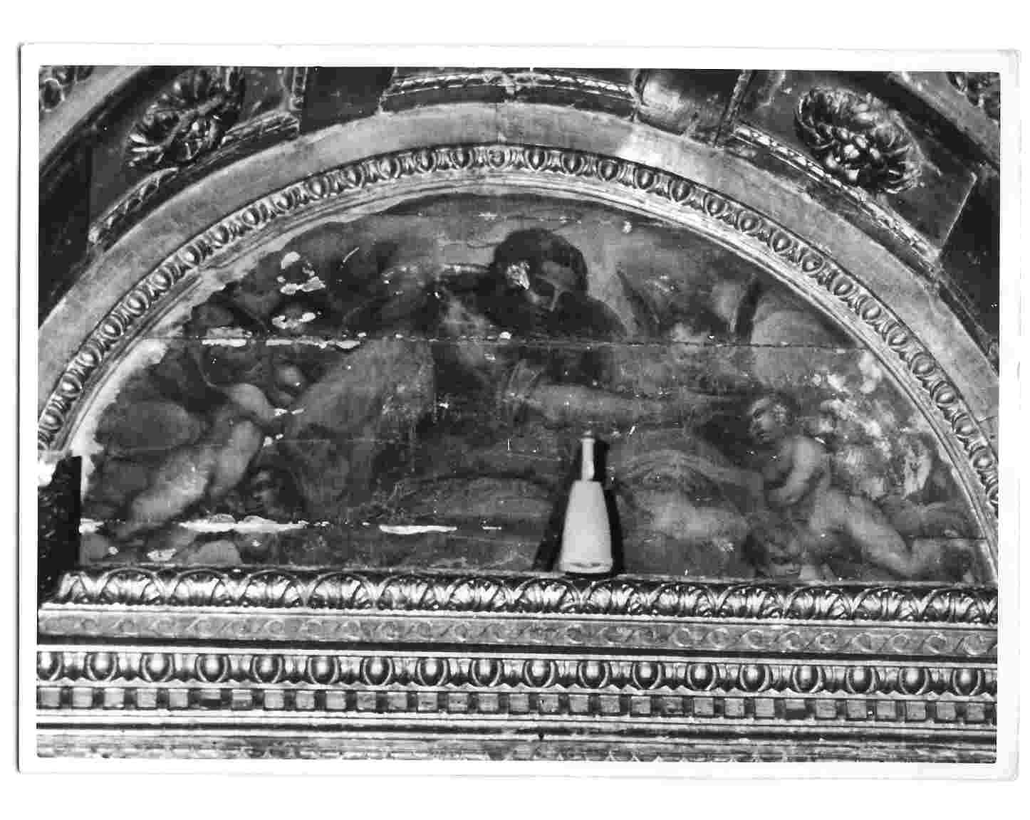 Gesù Cristo con angeli (dipinto, elemento d'insieme) - ambito Italia centrale (seconda metà sec. XVI)