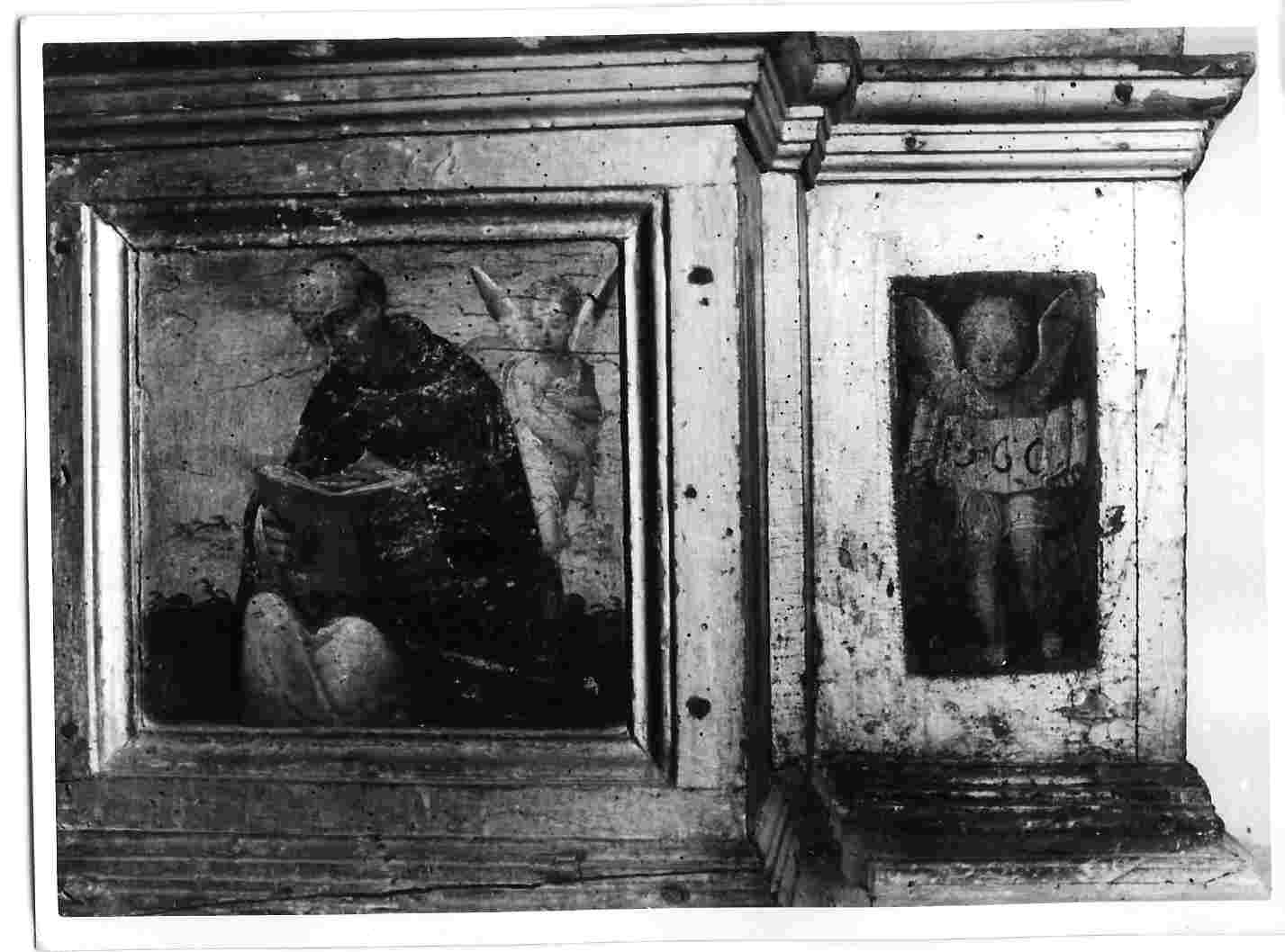 San Domenico (scomparto di predella, elemento d'insieme) di Raffaellino di Michelangelo detto Raffaellino del Colle (attribuito) (sec. XVI)