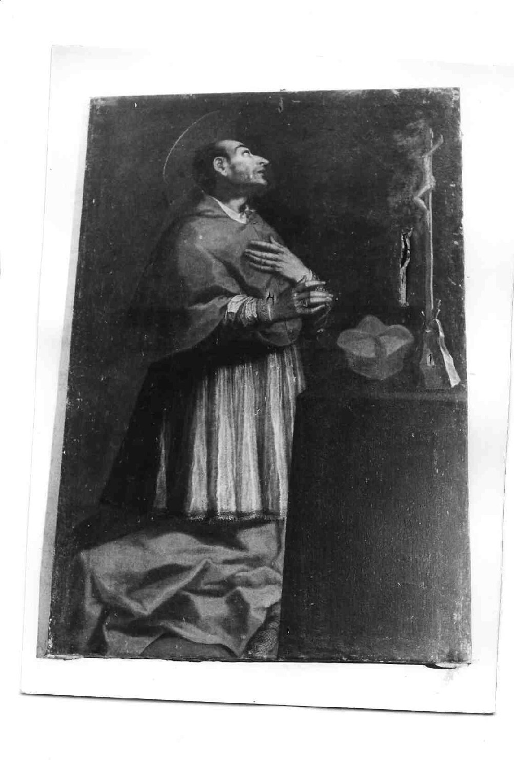 San Carlo Borromeo (dipinto, opera isolata) - ambito Italia centrale (sec. XVII)