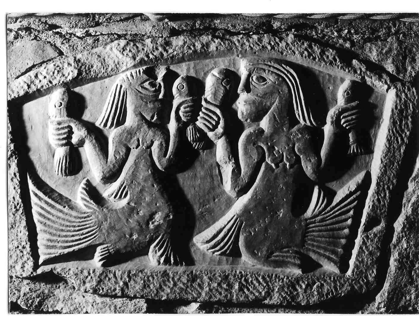 formella, coppia - bottega Italia centrale (sec. XII)