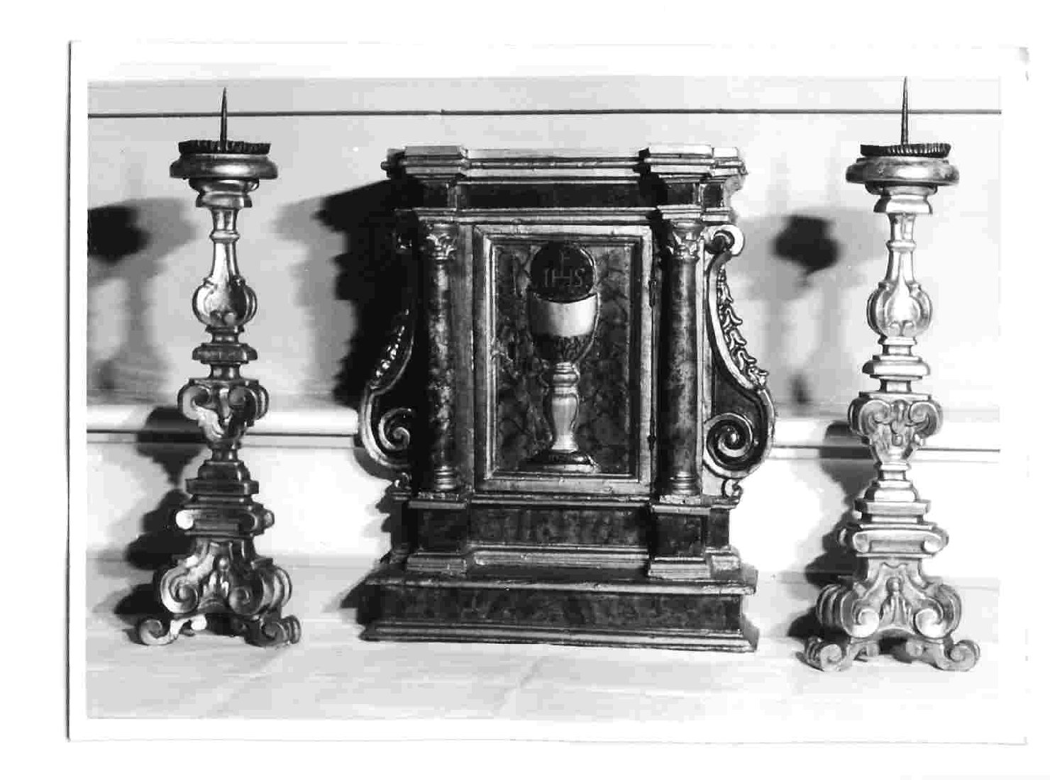 ciborio, opera isolata - bottega Italia centrale (sec. XVII)