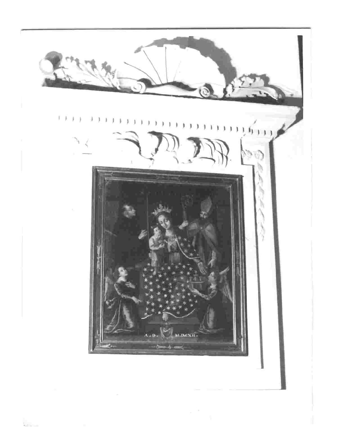 Madonna con Bambino con S. Florido e Sant'Amanzio (dipinto, opera isolata) - ambito umbro (sec. XVII)