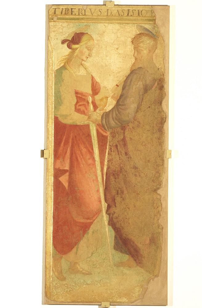 Santi Maria Maddalena e Paolo (dipinto, elemento d'insieme) di Tiberio d'Assisi (attribuito) (fine/inizio secc. XV/ XVI)