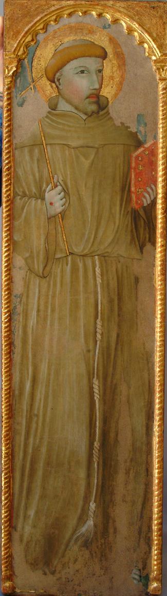 San Francesco (dipinto, opera isolata) - ambito Italia centrale (prima metà sec. XV)
