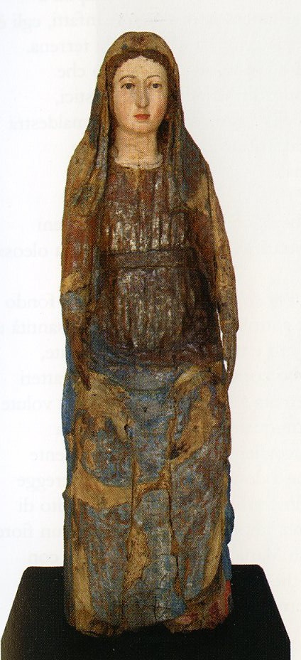 Madonna (statua, opera isolata) - bottega umbra (prima metà sec. XV)