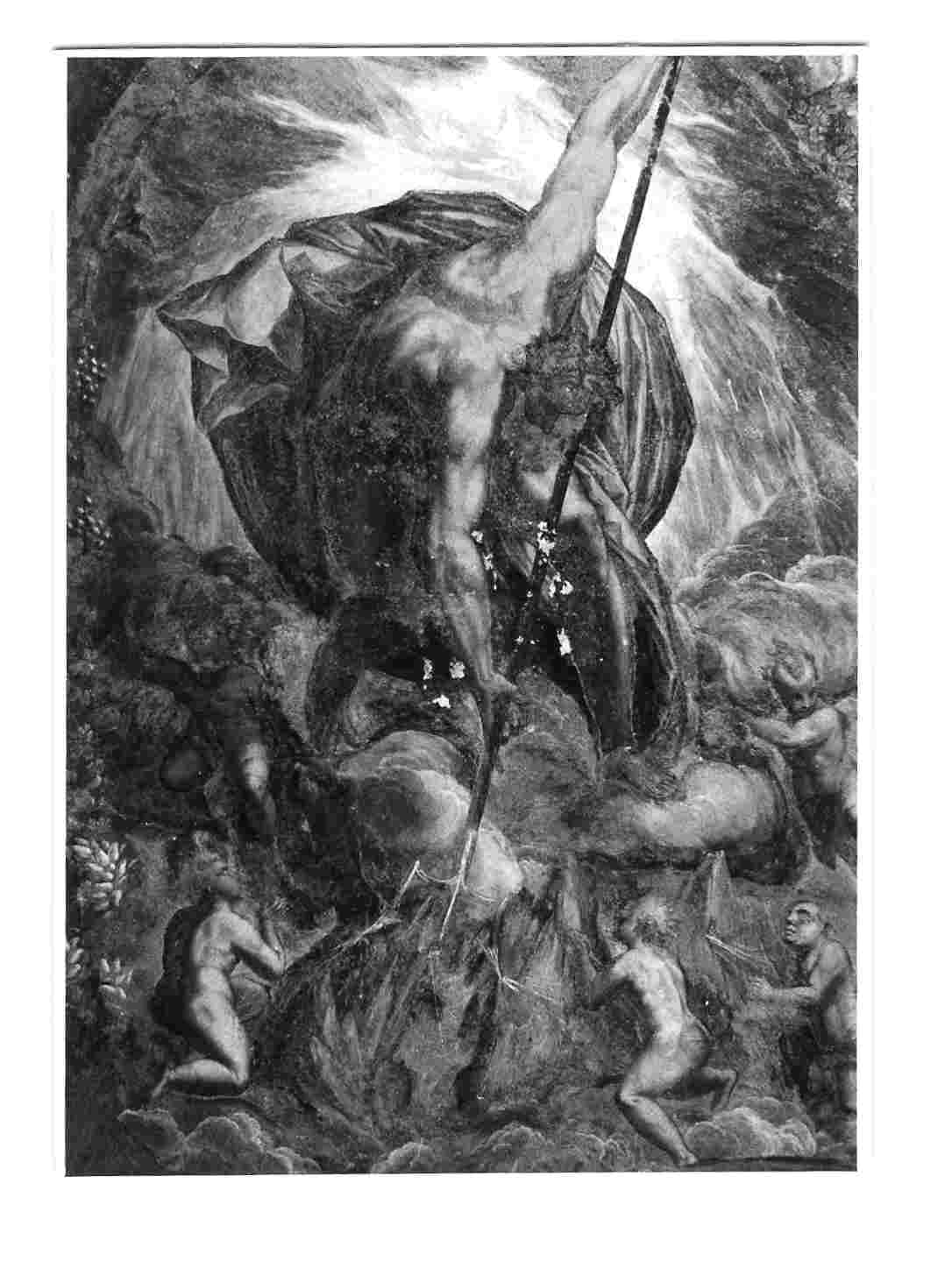 Nettuno (dipinto, opera isolata) - ambito Italia centrale (sec. XVIII)