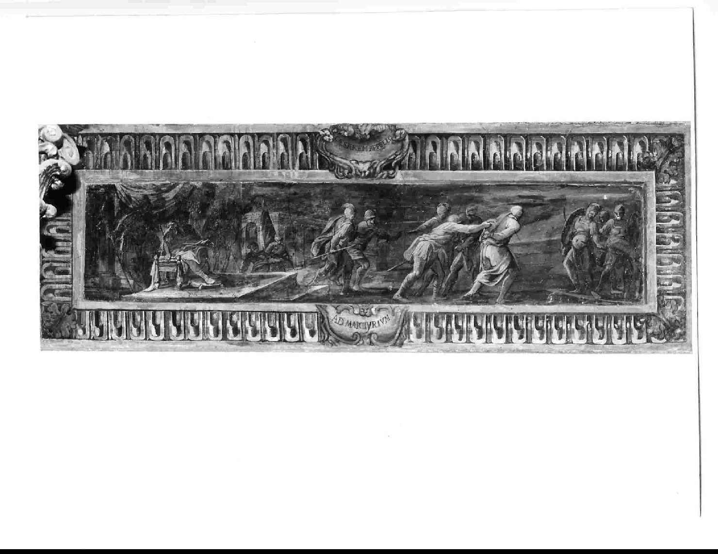 San Paolo davanti a Festo si appella a Cesare (dipinto, complesso decorativo) di Circignani Nicolò detto Pomarancio (attribuito) (ultimo quarto sec. XVI)