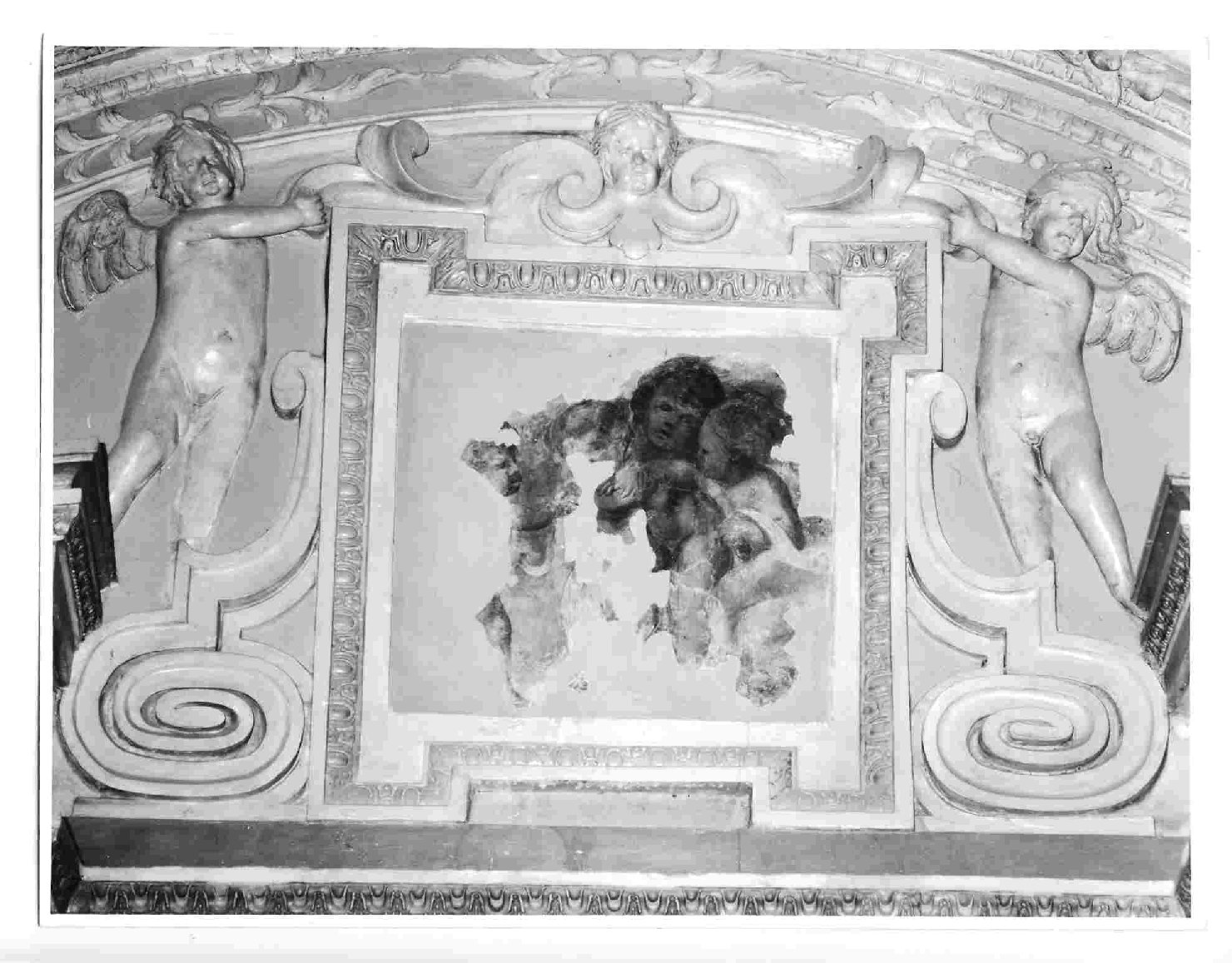 angeli (dipinto, elemento d'insieme) di Gagliardi Bernardino (prima metà sec. XVII)