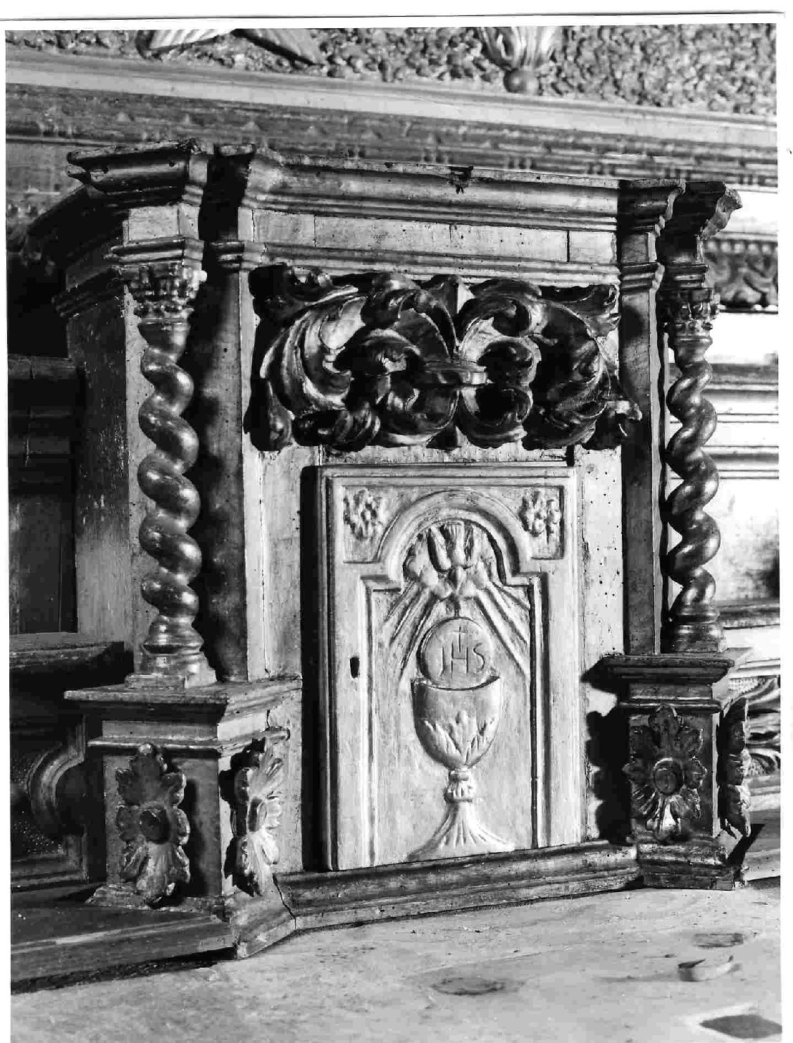 tabernacolo - a tempietto, elemento d'insieme - bottega umbra (sec. XVII)