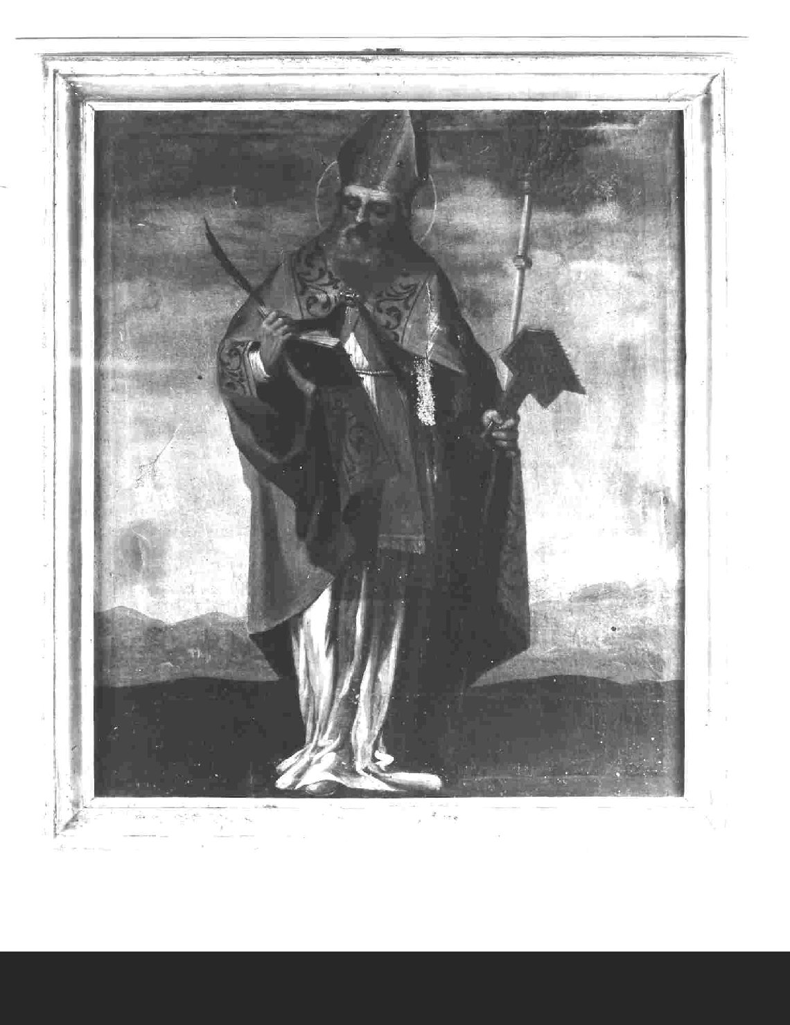 Santo vescovo (dipinto, opera isolata) - ambito Italia centrale (sec. XVIII)