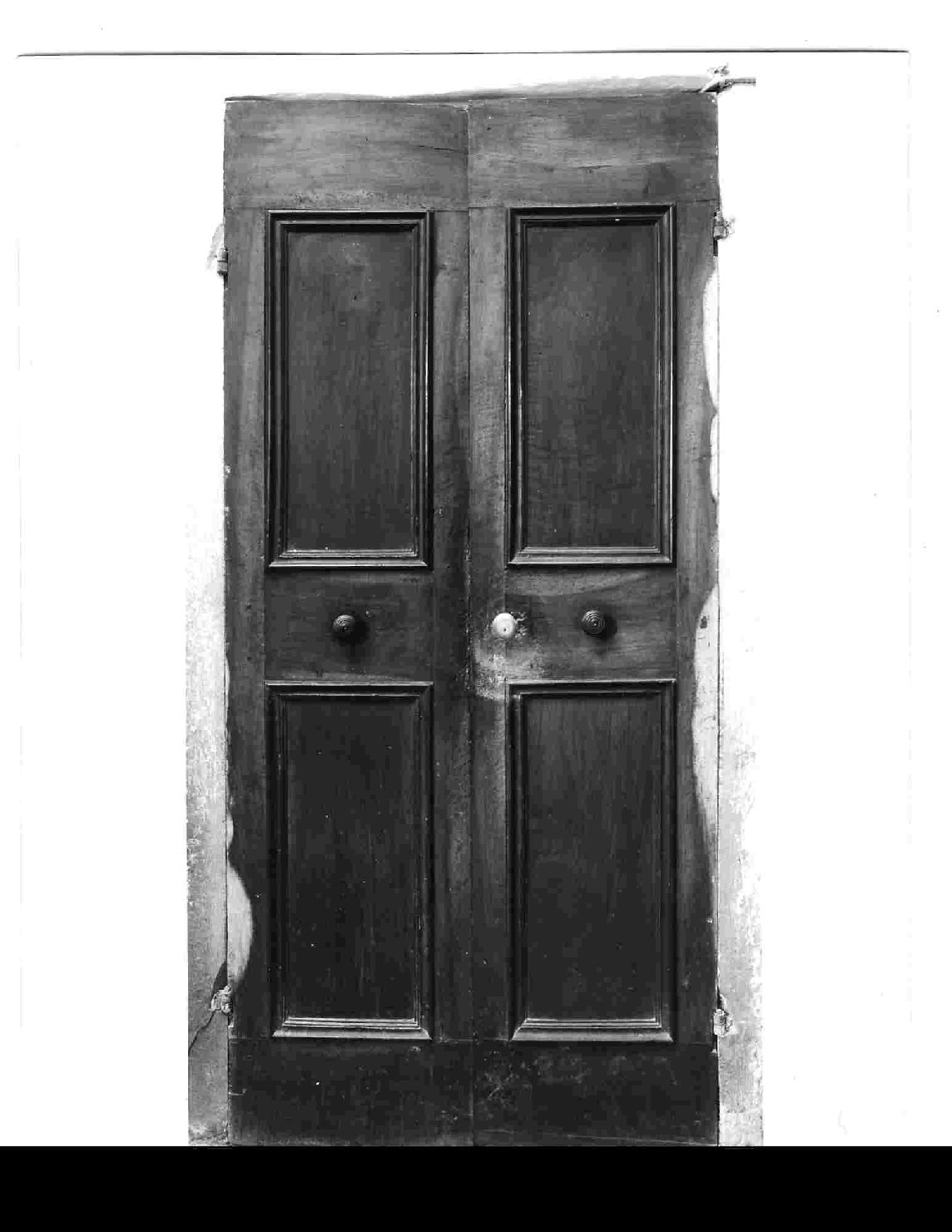 porta - a due battenti, opera isolata - bottega Italia centrale (sec. XVIII)