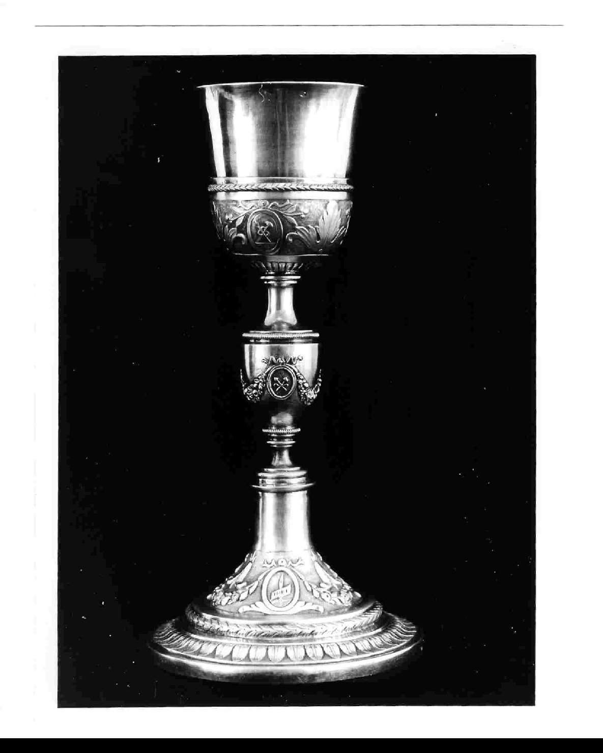 calice, opera isolata - bottega romana, bottega romana (sec. XIX)