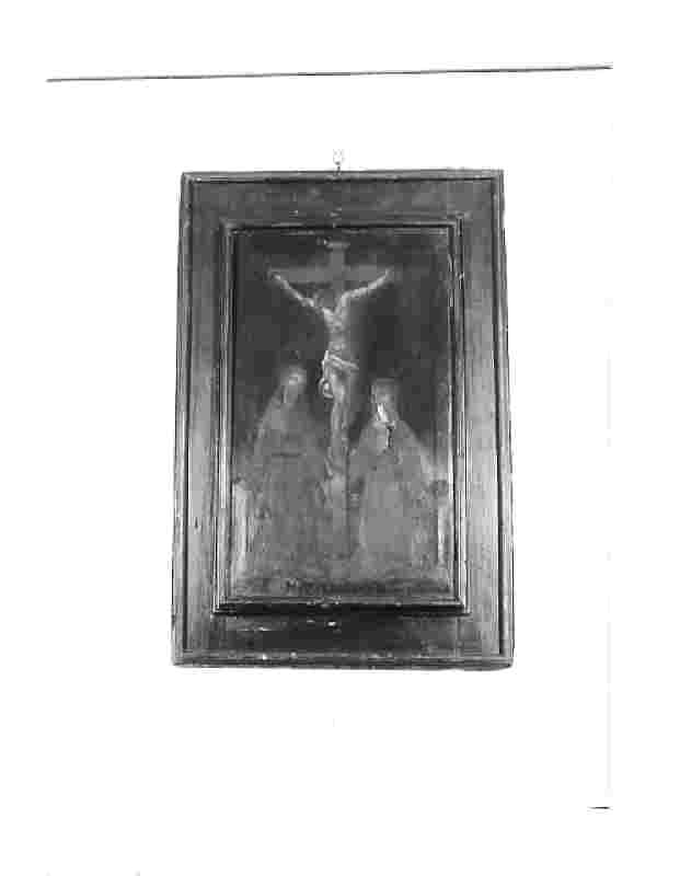 Cristo crocifisso con Santi (dipinto, opera isolata) - ambito umbro (sec. XVII)