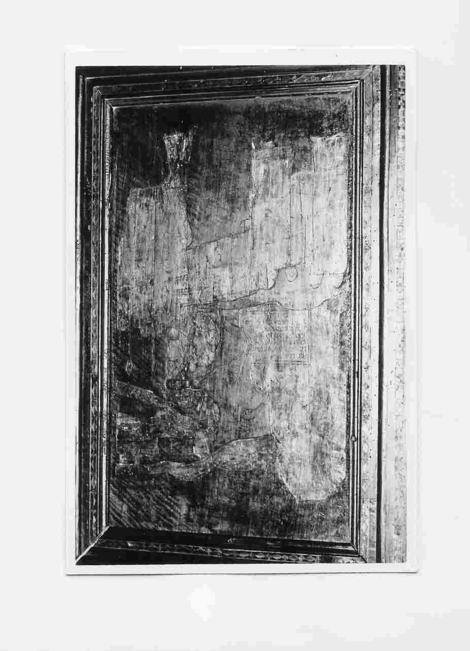 pannello di stallo di coro, elemento d'insieme - bottega Italia centrale (secondo quarto, prima metà sec. XVI, sec. XVI)