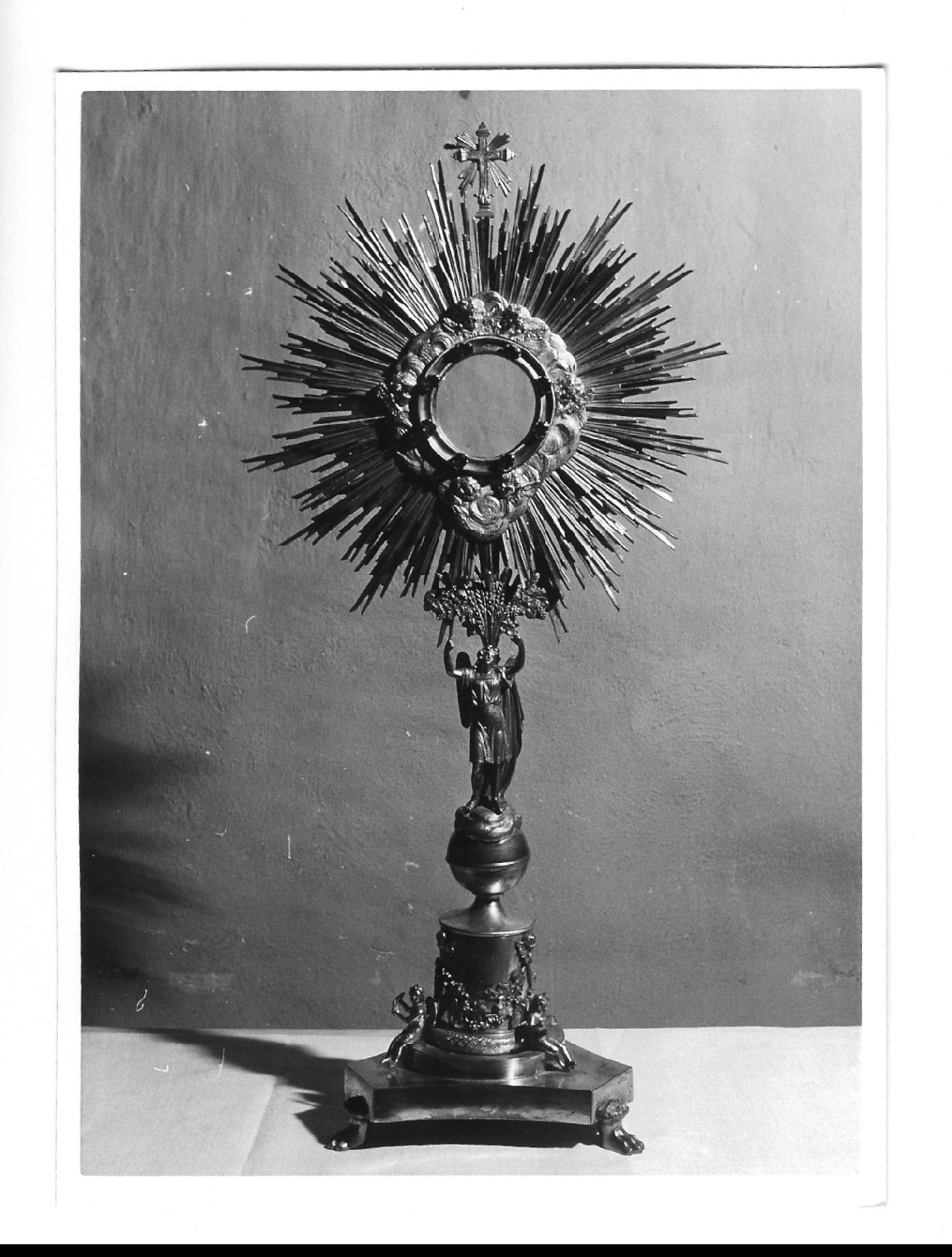 ostensorio, opera isolata - bottega italiana (sec. XIX)