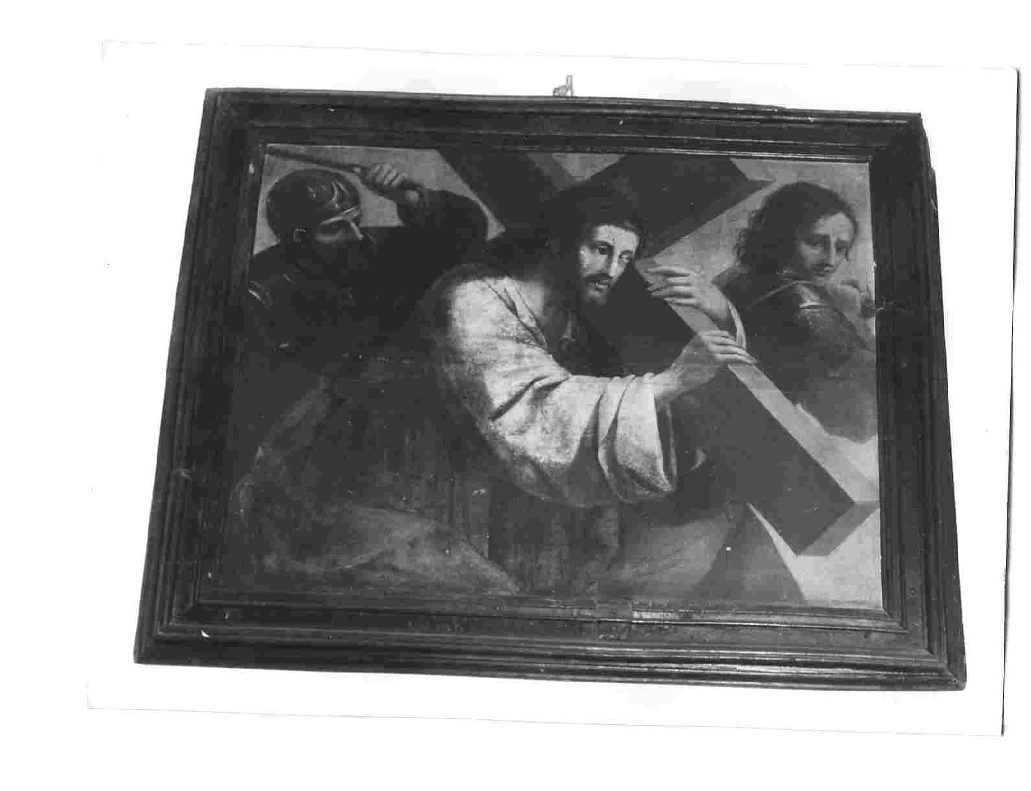 Cristo portacroce (dipinto, opera isolata) - ambito Italia centrale (sec. XVII)