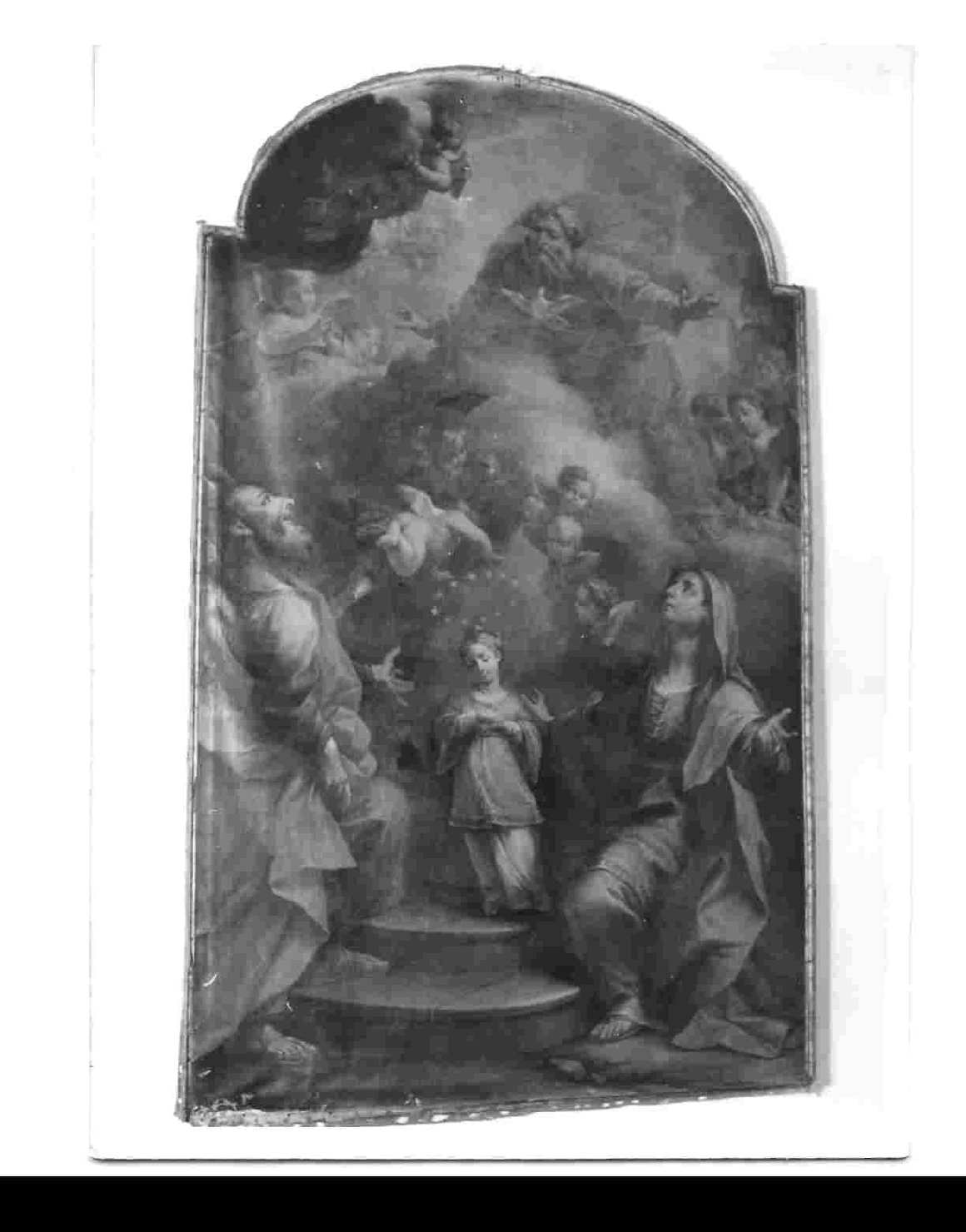 presentazione di Maria Vergine al tempio (dipinto, opera isolata) di Mazzanti Ludovico (terzo quarto sec. XVIII)