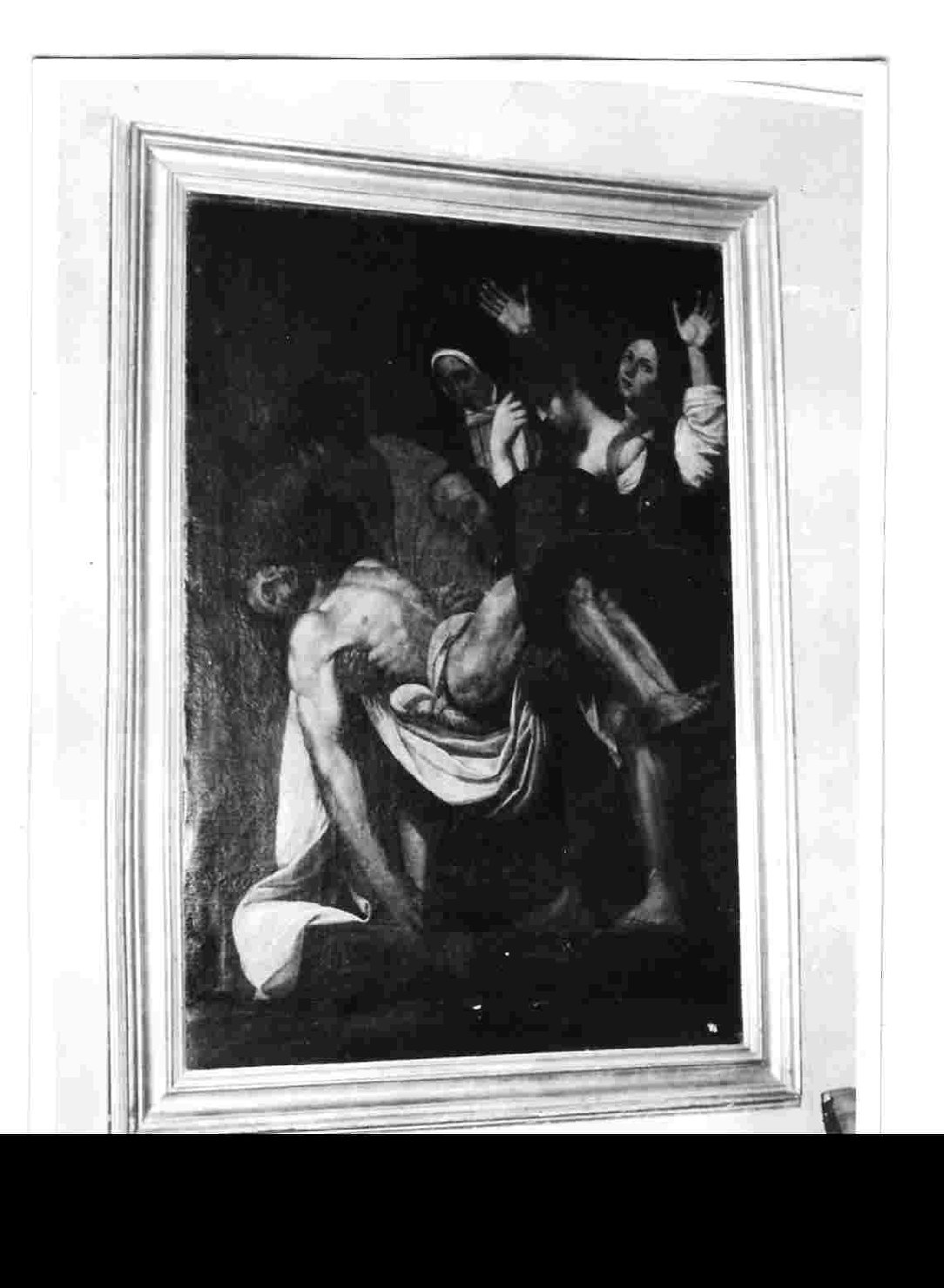 deposizione di Cristo nel sepolcro (dipinto, opera isolata) - ambito umbro (sec. XVII)