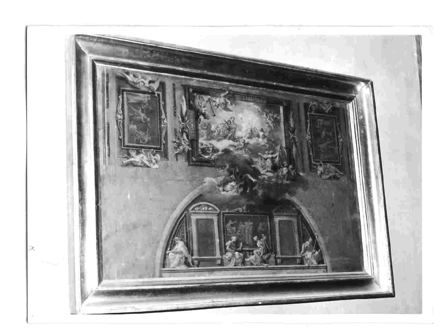 trionfo della Fede (dipinto, opera isolata) di Costantini Ermenegildo, Conca Tommaso Maria (attribuito) (sec. XVIII)