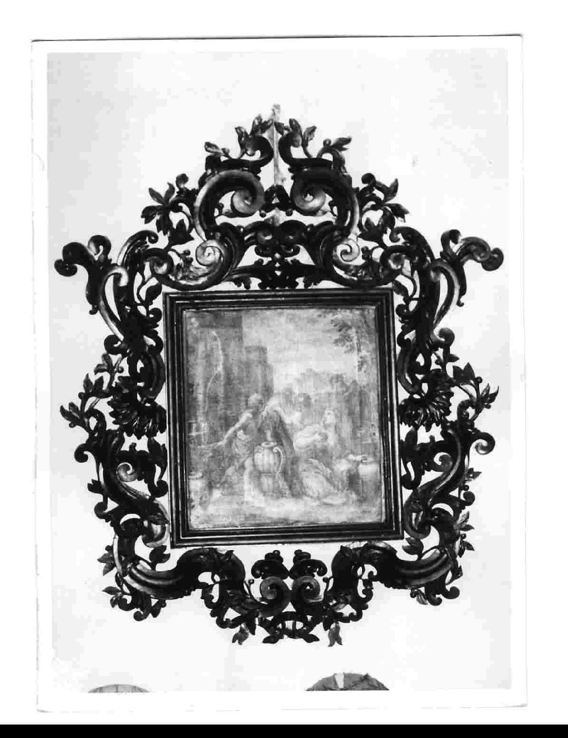 La samaritana al pozzo (dipinto, elemento d'insieme) - ambito Italia centrale (seconda metà sec. XVII)