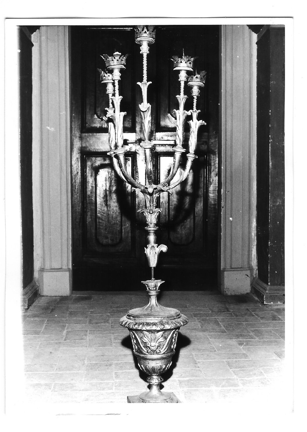 portacandele, opera isolata - bottega Italia centrale (sec. XIX)