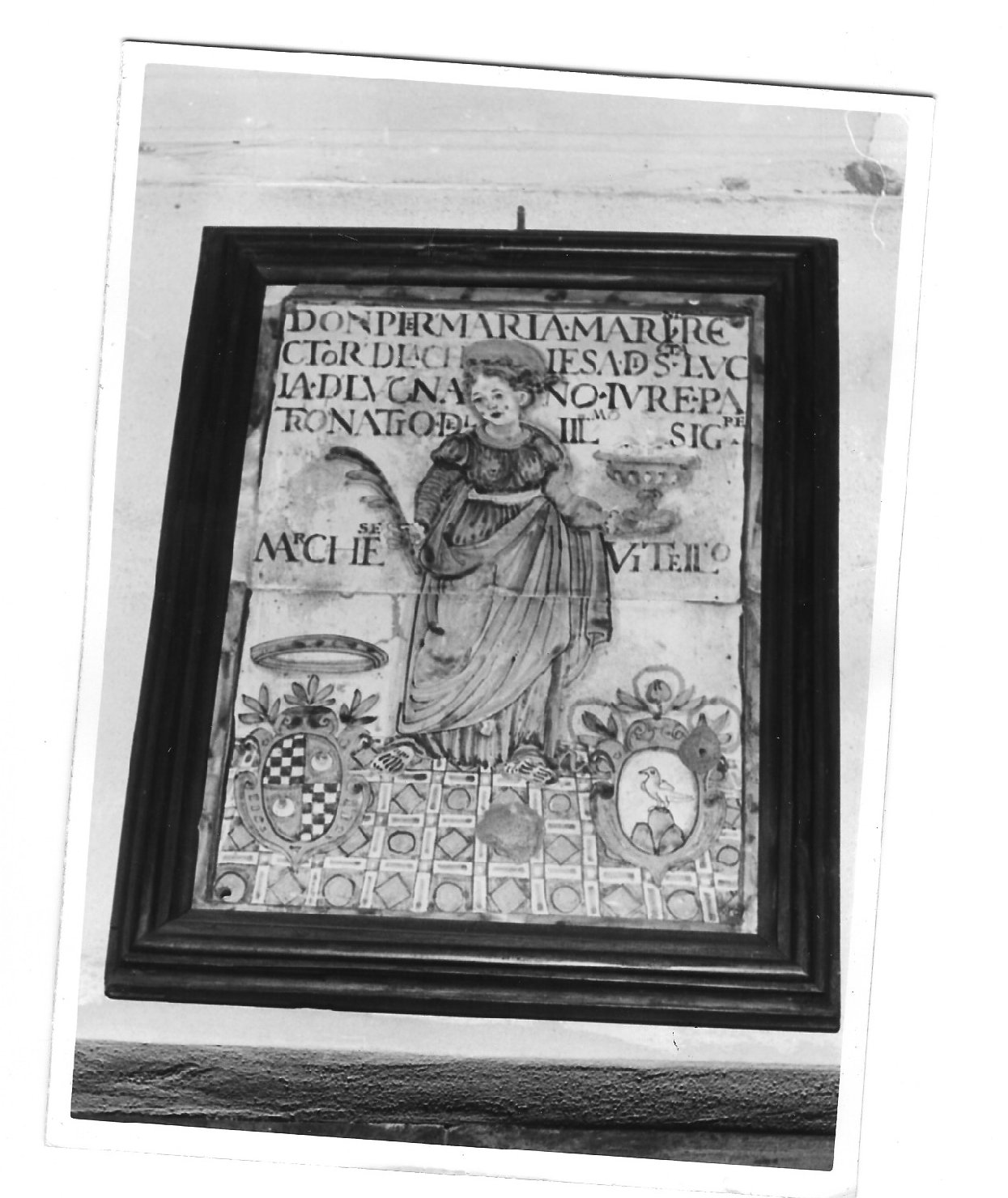 Santa Lucia (mattonella, opera isolata) - ambito umbro (sec. XVII)