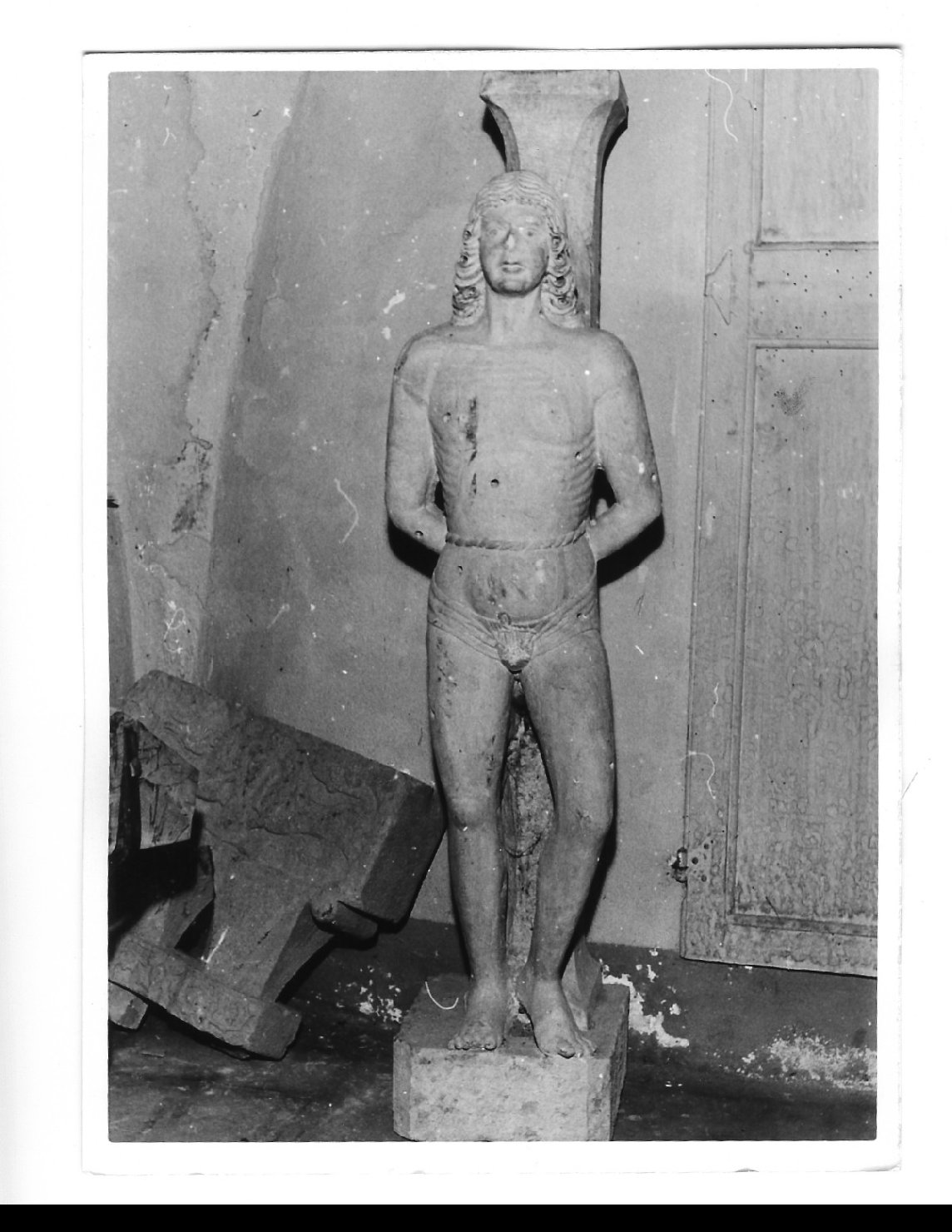 San Sebastiano (statua, opera isolata) - bottega Italia centrale (prima metà sec. XVI)