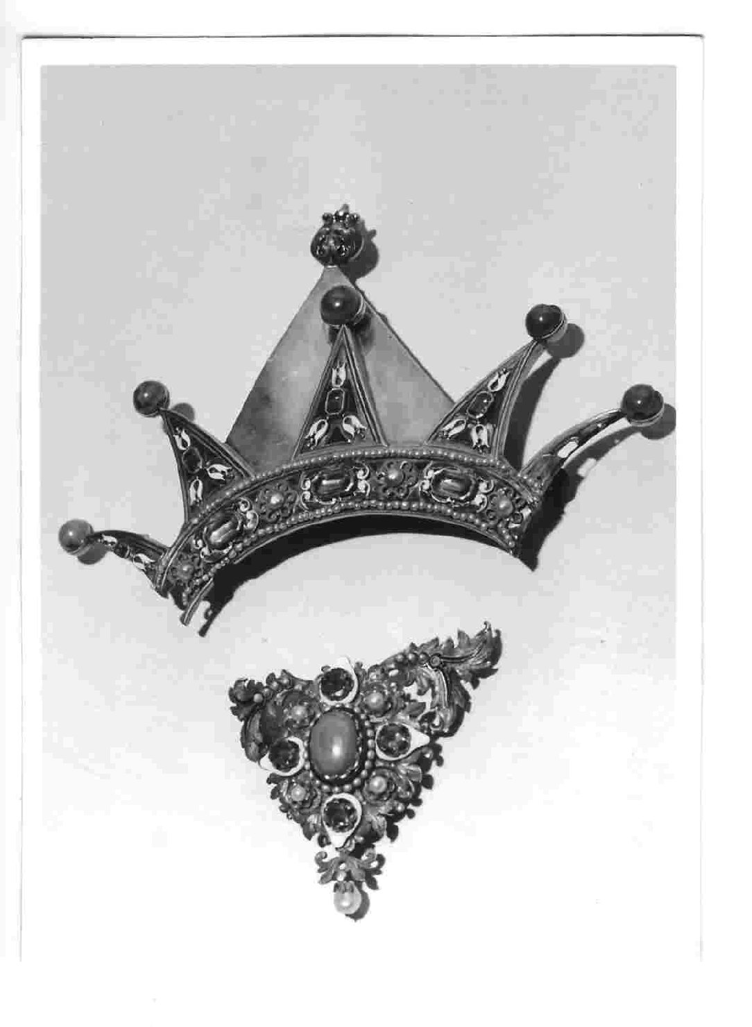 corona, opera isolata - bottega umbra (sec. XIX)