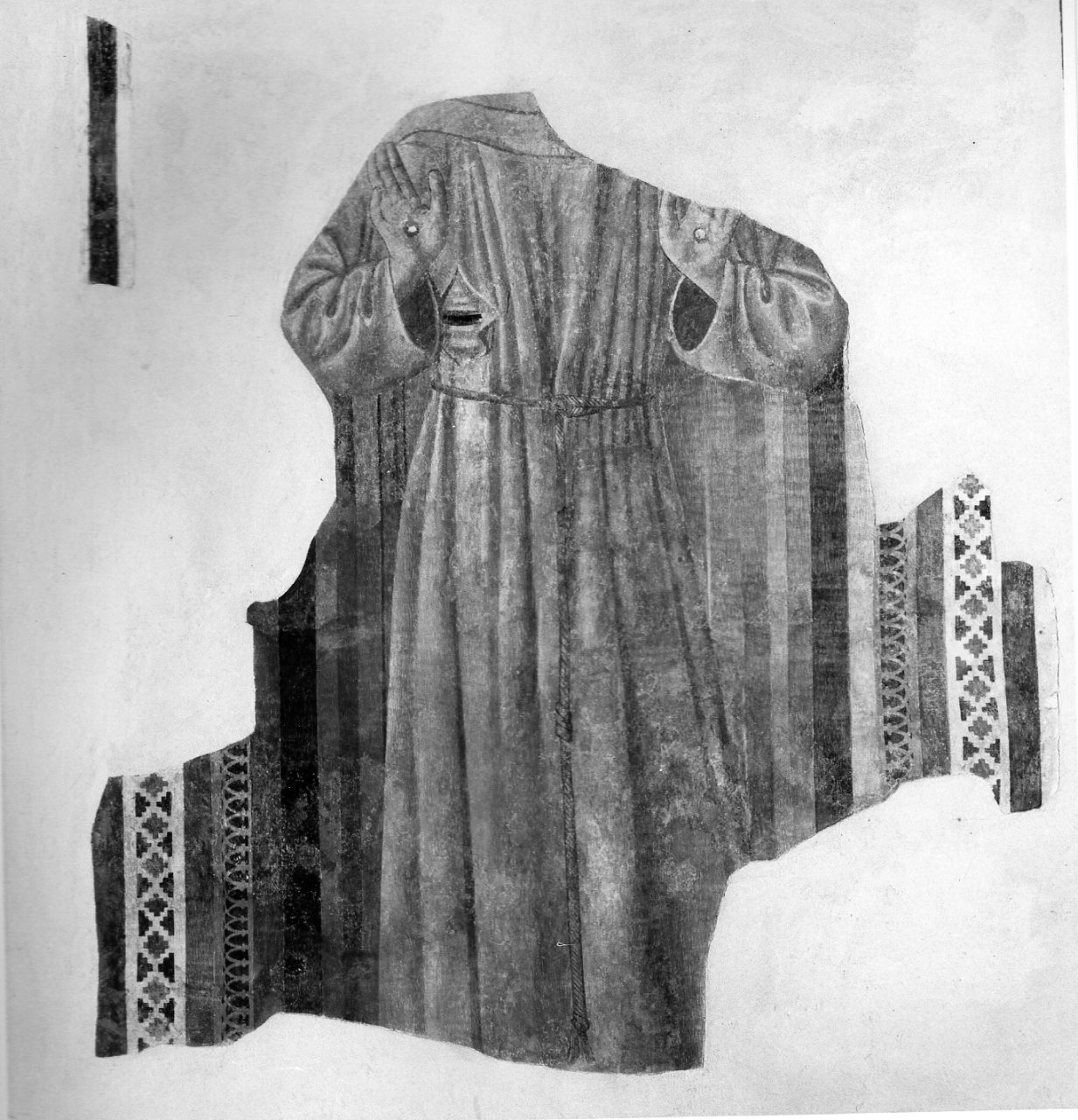 San Francesco d'Assisi (dipinto, frammento) - ambito umbro (seconda metà sec. XV)